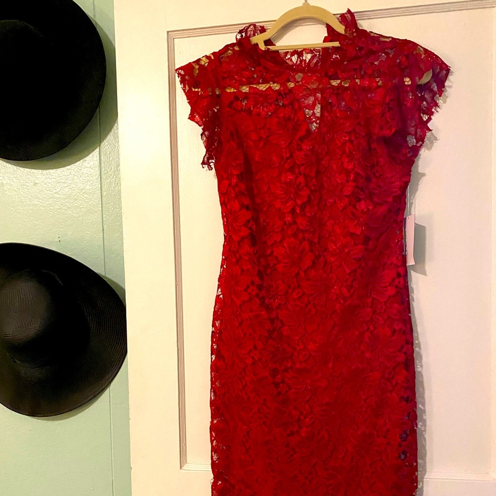Lace cocktail dress